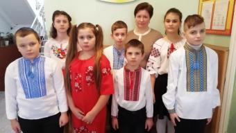 Промінські школярі відзначили День Героїв Небесної Сотні