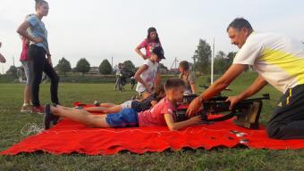 Як у Промені тренувалися юні біатлоністи