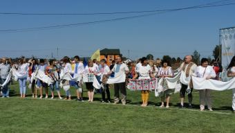 У Боратині створили найбільшу карту з вишитих рушників