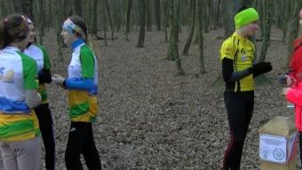 Спортсмени тренуються на новому полігоні для спортивного орієнтування (ВІДЕО)