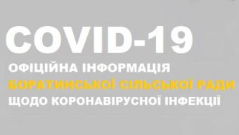 COVID-19: офіційна інформація Боратинської сільської ради