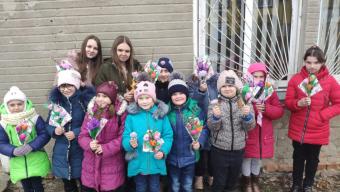 Хендмейд до 8 березня: у Коршові відбувся майстер-клас