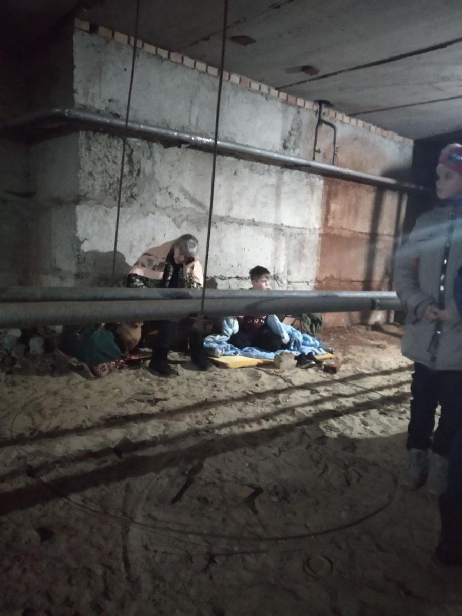 Підвал, де перебувала п. Ольга